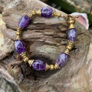 Natural Amethyst Bracelet